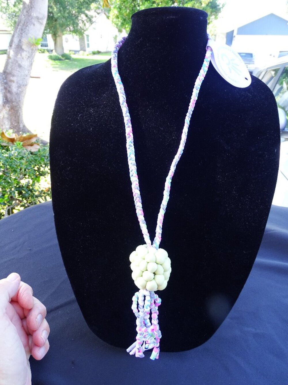 Lucuma Fair Trade Textile Art Jewelry by Women in Peru